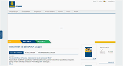 Desktop Screenshot of bauer.de