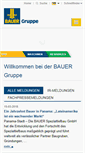 Mobile Screenshot of bauer.de