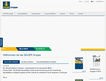Tablet Screenshot of bauer.de